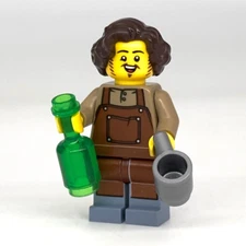 LEGO Castle Medieval Tavern Keeper w/ Mug & Bottle Bartender cas578 10305 - NEW