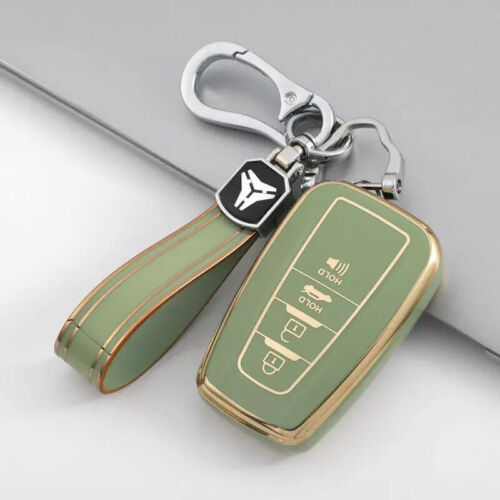 Fit Toyota Corolla Prius 4 Runner Avalon Car Key Cover TPU Case Remote Fob Shell