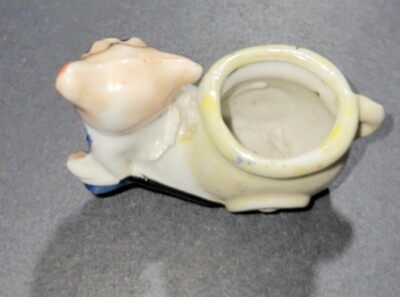 Vintage Pig Toothpick Holder MCM Anthropomorphic Kitschy Made In