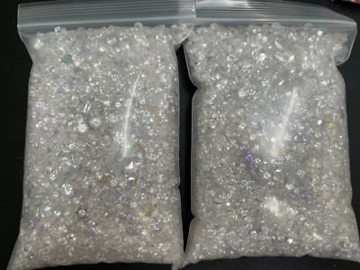 20000 Cts Cubic Zirconia CZ Loose Stones Lab Grown Big Sizes Bulk Lot DIY. C518