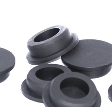 Rubber Hole Plugs for Firewalls & Panels – Push‑In Stem, 10 Sizes 7/8"–2 1/2"