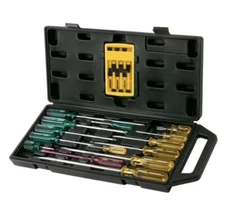 NEW Stanley 20 Piece Acetate Magnetised Steel Screwdriver Set 65-750B