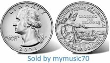 2021 P General George Washington Crossing the Delaware Quarter ON HAND ON HAND