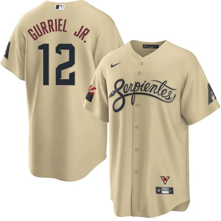 Fan Gear Nation Men's Arizona Diamondbacks Randy Johnson City Connect Replica Jersey - Sand M / Sand