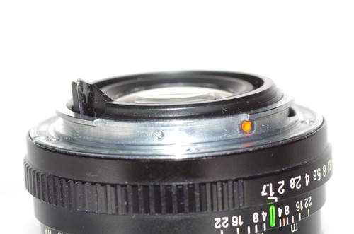 Objectif pour Pentax K 50mm f1,7 CHINON' avec bouchon pare-soleil et housse TBE. - Foto 14 di 24
