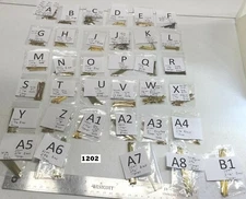 Vtg Mix Type Brass Gold Brooch Pins Stems Straight Repair Jewelry Findings 1202