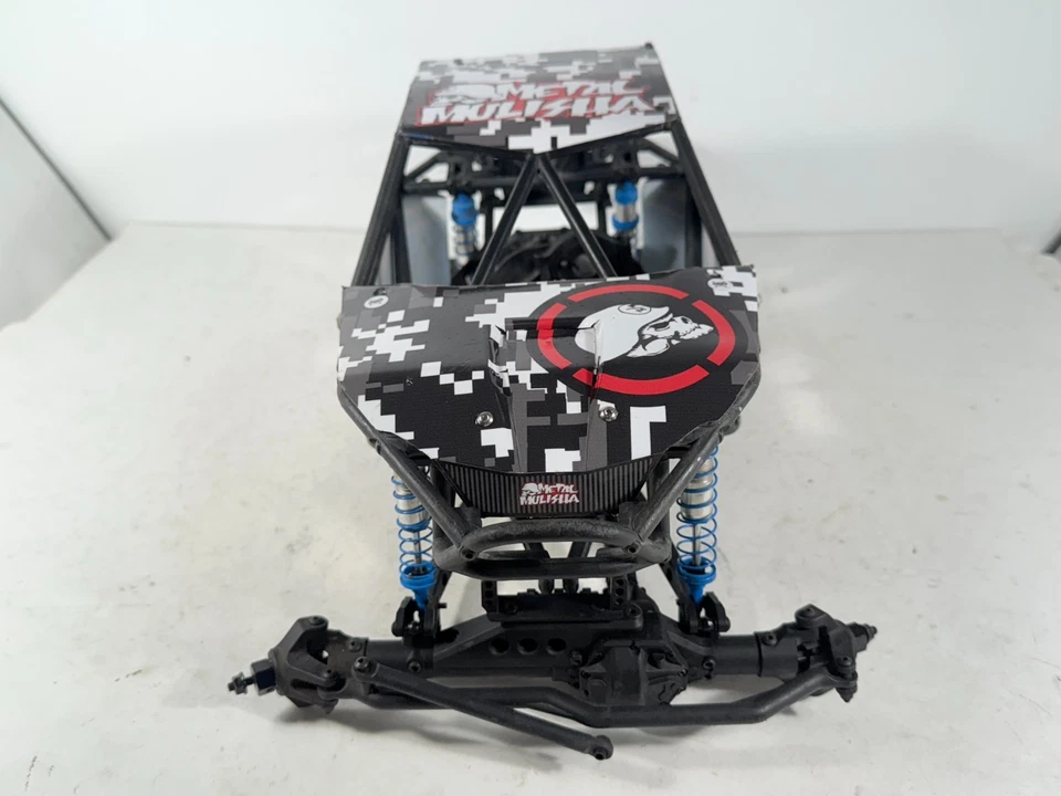 Rare Used Axial RR10 Bomber 4WD 1/10 Rock Racer Roller Slider Chassis - Image 2 of 4