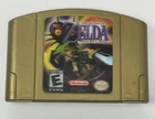 New ListingZelda Majora’s Mask Nintendo 64 N64 Holographic Gold Cart Tested
