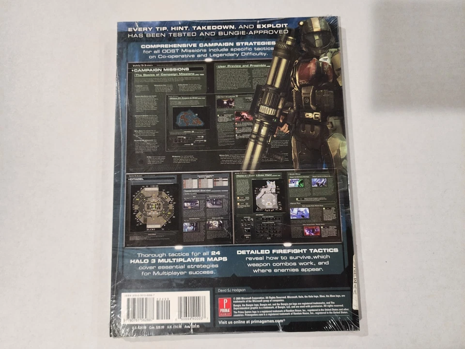 HALO 3 ODST Prima Official Game Strategy Guide 2009 Book Xbox 360 New *SEE PICS* - Image 2 of 4