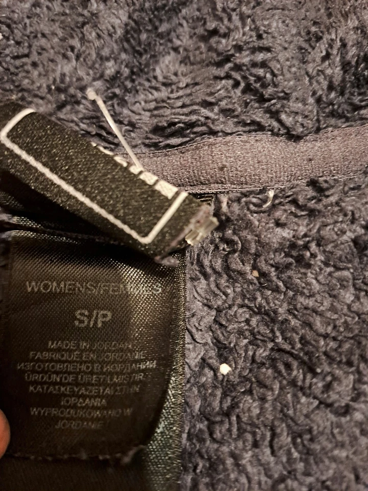 Womems The North Face Hooded Fleece Full Zip Navy Blue - Image 3 of 4