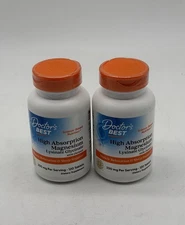 Doctor’s Best High Absorption Magnesium Glycinate Lysinate,120 Tablets(2 Pack)