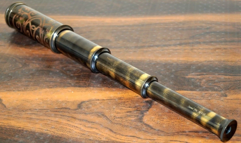 15" Nautical Brass Spyglass Dollond London Marine Old Antique Telescope Maritime - Image 2 of 4