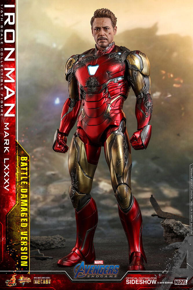 Hot Toys Iron Man Mark 85 Battle Damaged 1:6 Scale Figure Hot Toys Iron Man Mark 85 Battle Damaged 1:6 Scale Figure