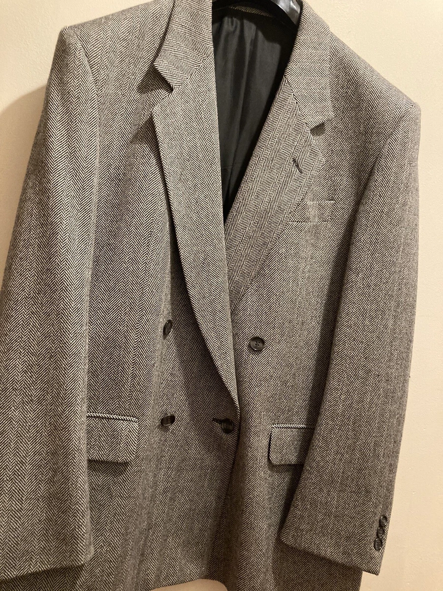 Grey double shop breasted jacket