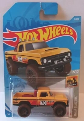 Hot Wheels 1:64 ©2020 #3 Dodge Power Wagon '70 gelb "Baja Blazers" GRX65 Neu OVP - Bild 1 von 4