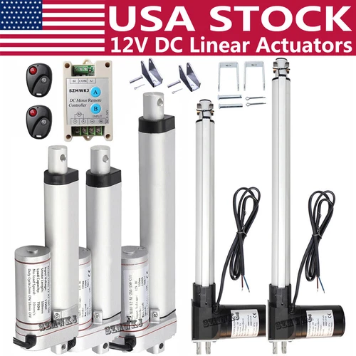 Heavy Duty Linear Actuator Stroke 2"-18" 12V DC Electric Motors for Door Lift DO