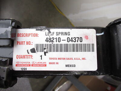 Genuine OEM Toyota 48210-04370 Passenger Rear Leaf Spring Assy