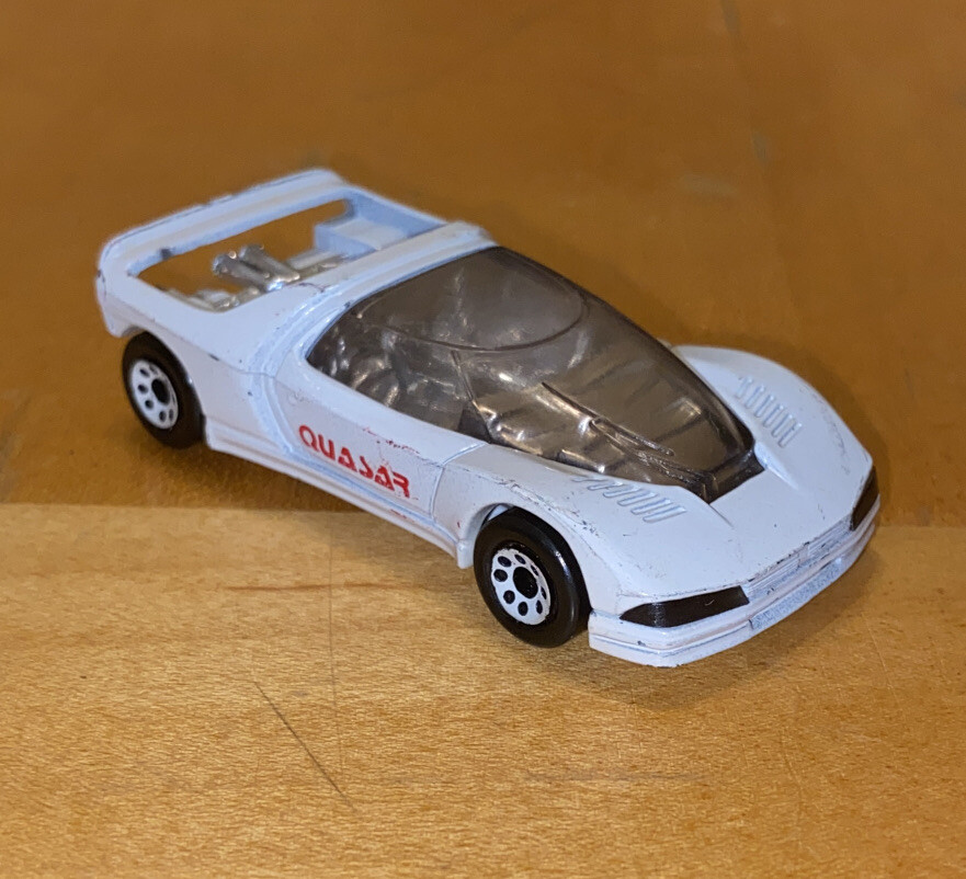 Vintage 1986 Matchbox White Peugeot Quasar Car Macau Rare Original