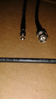 Belden 1855A Sub-Miniature RG59 SDI Digital Coaxial Cable 23 AWG - Black - Per Foot - Foto 2