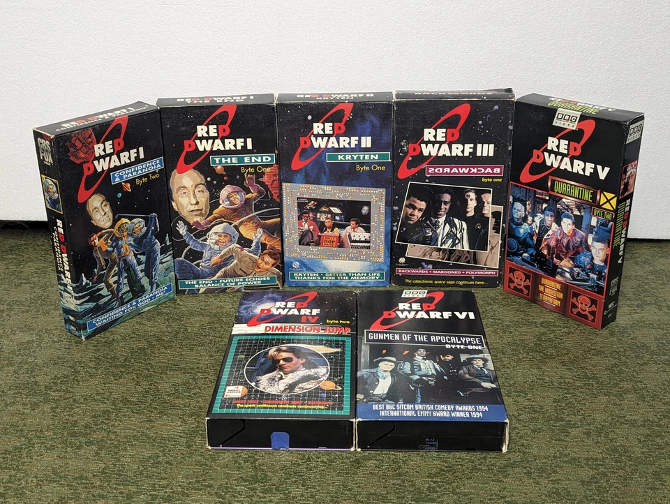 Lot Of 7 VHS Red Dwarf I-VI - BBC VHS Cassette Tapes Movie Show TV - Sci-Fi - Image 2 of 4