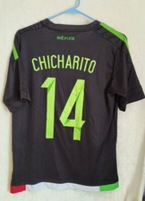 Mexico National soccer  team jersey Chicharito black futbol world cup
