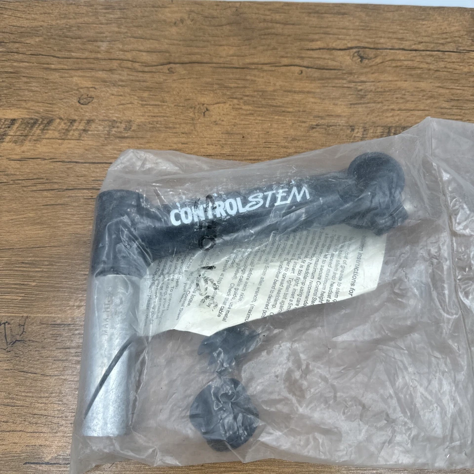 Vintage Control Tech Stem 1 1/8 Threaded Quill 150 mm USA Black 25.4 mm NOS NEW - Image 2 of 4