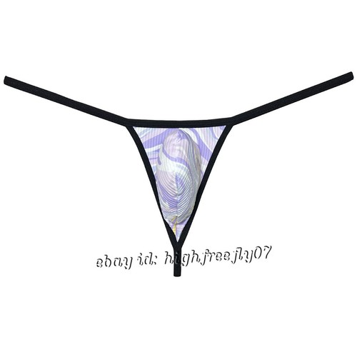 Men's Maxi Pouch Thong Underwear Male Enhancers Micro String Mini Bikini T-back - Picture 35 of 37