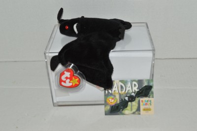black bat beanie baby