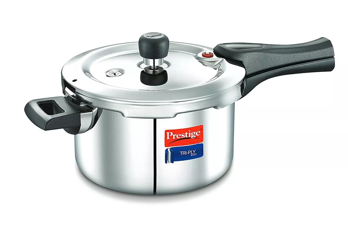 Prestige Svachh Triply 5 L Stainless Steel Induction Compatible Pressure  Cooker