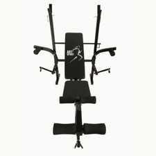 Fitness Bench With Weight Set Gym Barbell Equipment Exercise Home Workout