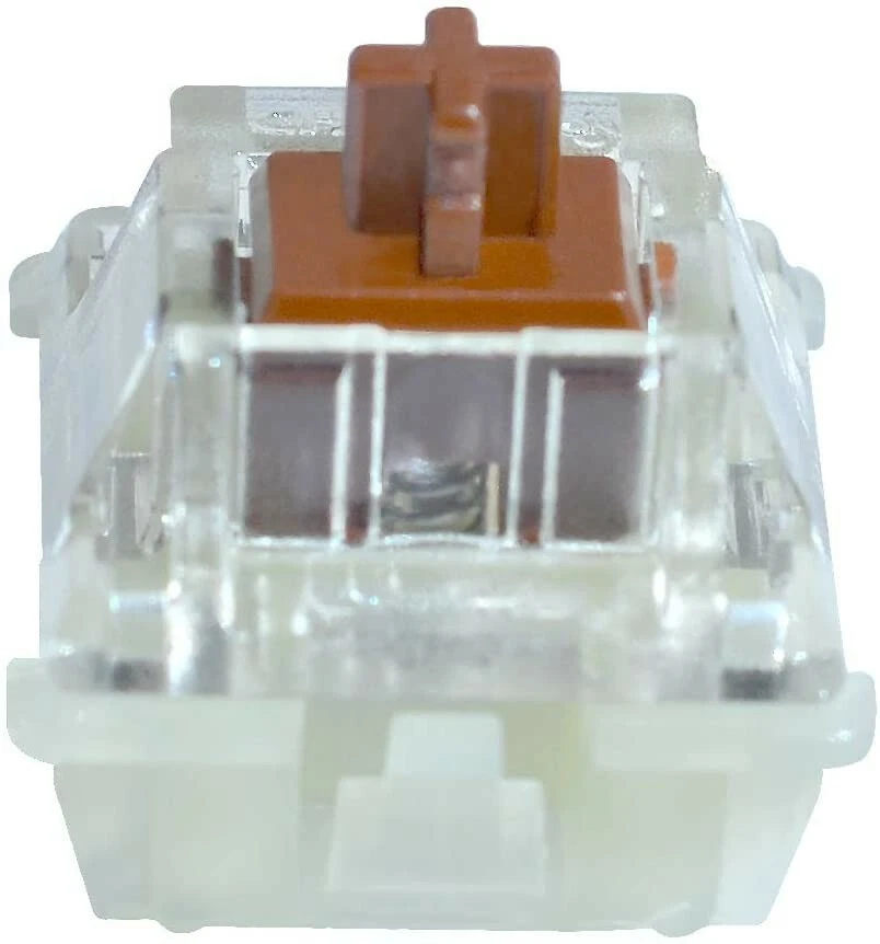 Interruptores de llave Cherry MX RGB marrón (10 piezas)- MX1A-L1NA | Montado en placa | Táctil S Foto 3 de 4