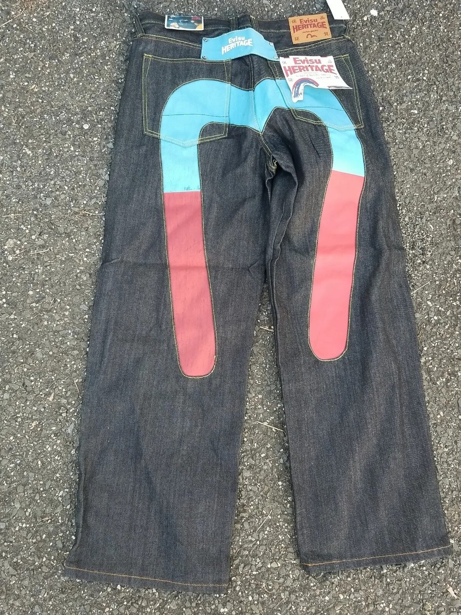 Evisu Heritage Jeans Button Fly Japanese 36x32 | eBay