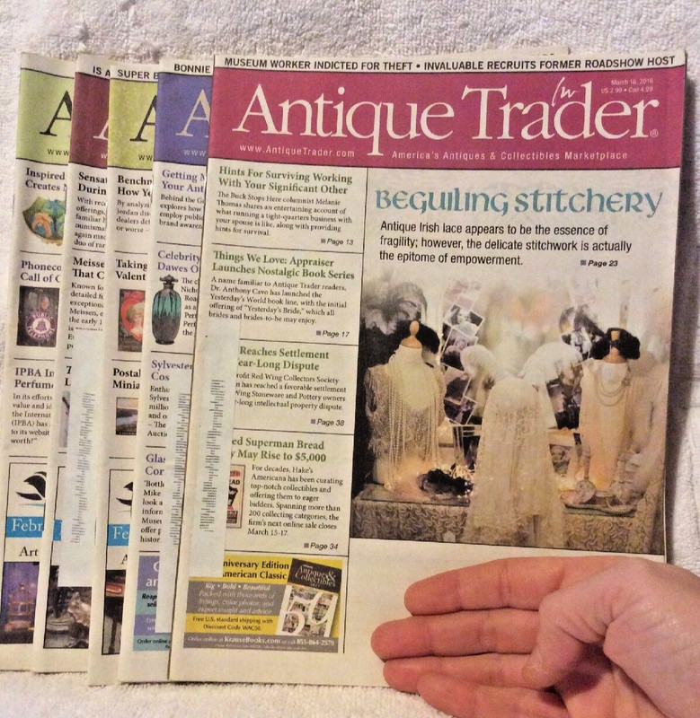 Antique Trader Magazines 2016 (5 magazines)