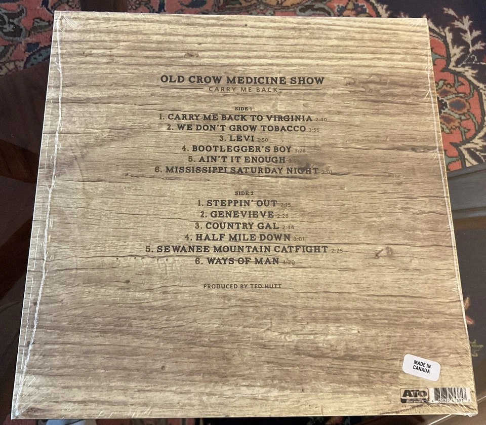 Old Crow Medicine Show - Carry Me Back- LP -COLOR VINYL - Image 2 of 3