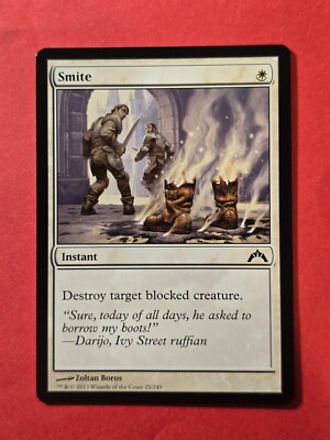 2013 Magic The Gathering Gatecrash #25 Smite, C, NF, cd1