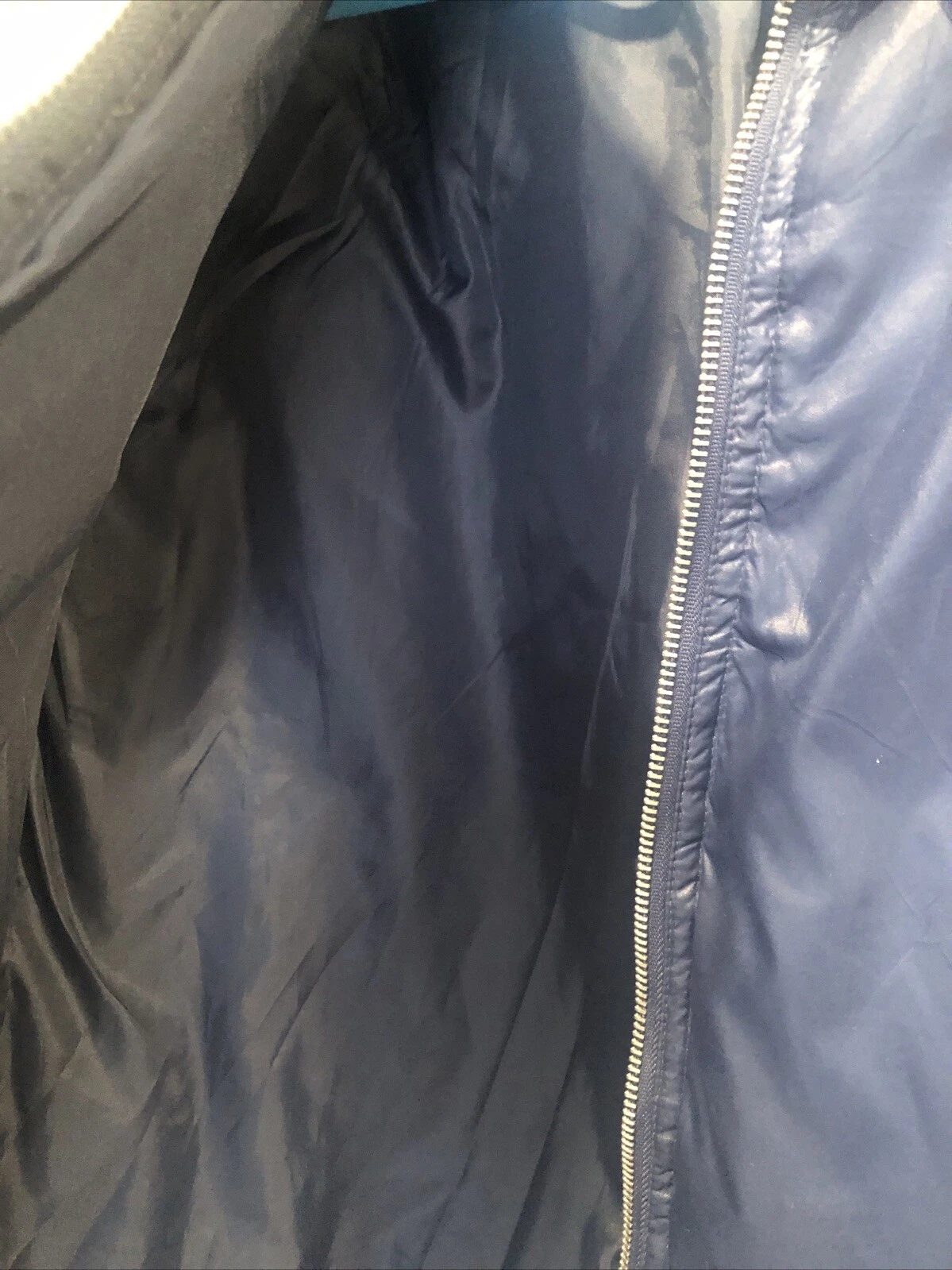 KENZO KORS blu piumino imbottito cappuccio giacca invernale cappotto medio donna