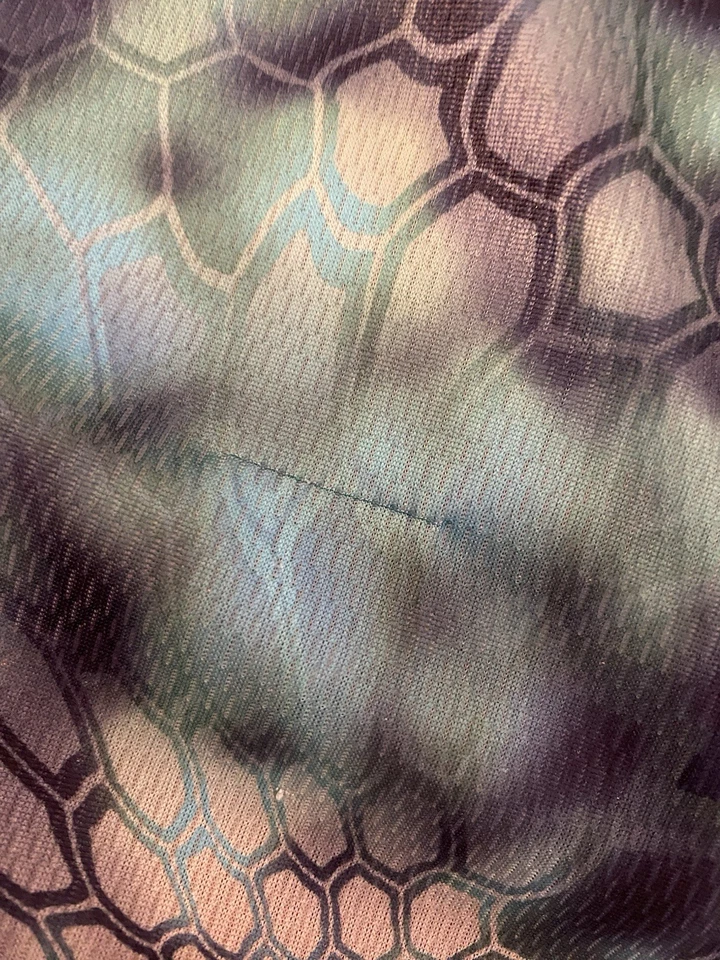 Kryptek Outdoor Camo Quarter Zip Pullover L Highlander Typhon Blue Unisex - Image 4 of 4