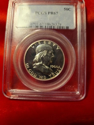 1960 Franklin Silver Half Dollar PCGS PR67- Mirror Finish!!