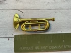 ORIGINAL CIVIL WAR BUGLE CAP HAT BADGE