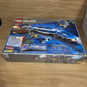 WORKING Vintage Lego System 9V Railway Express Train Set 4561