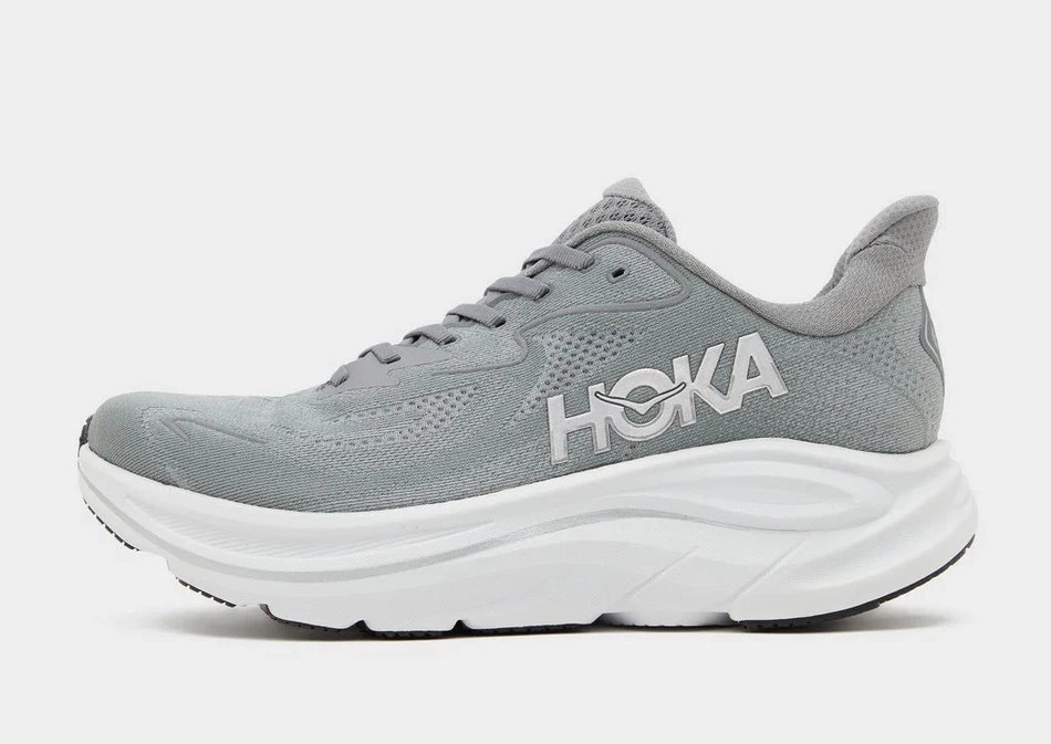 Hoka Clifton 10 Running Shoes in Grey