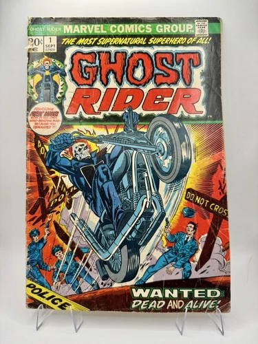 Vintage 1973 Marvel 1st Edition Ghost Rider 1 Sept 02900 Comic Book