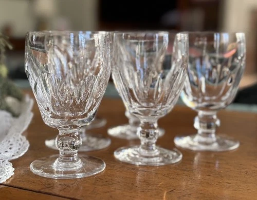 Vintage Waterford Crystal Kathleen 5.25" Water Glasses - Set of 6