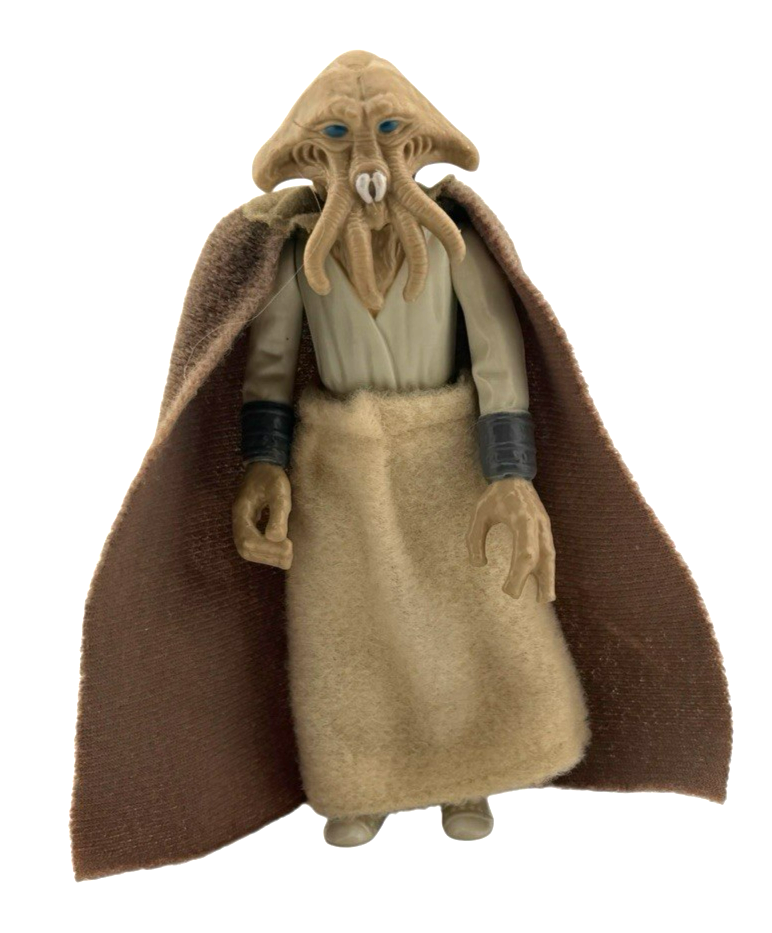 Star Wars Squid Head 1983 Kenner ROTJ Hong Kong w/ Cape & Skirt