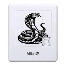 'Coiled Cobra Snake' Sliding Puzzle (PZ00037482)