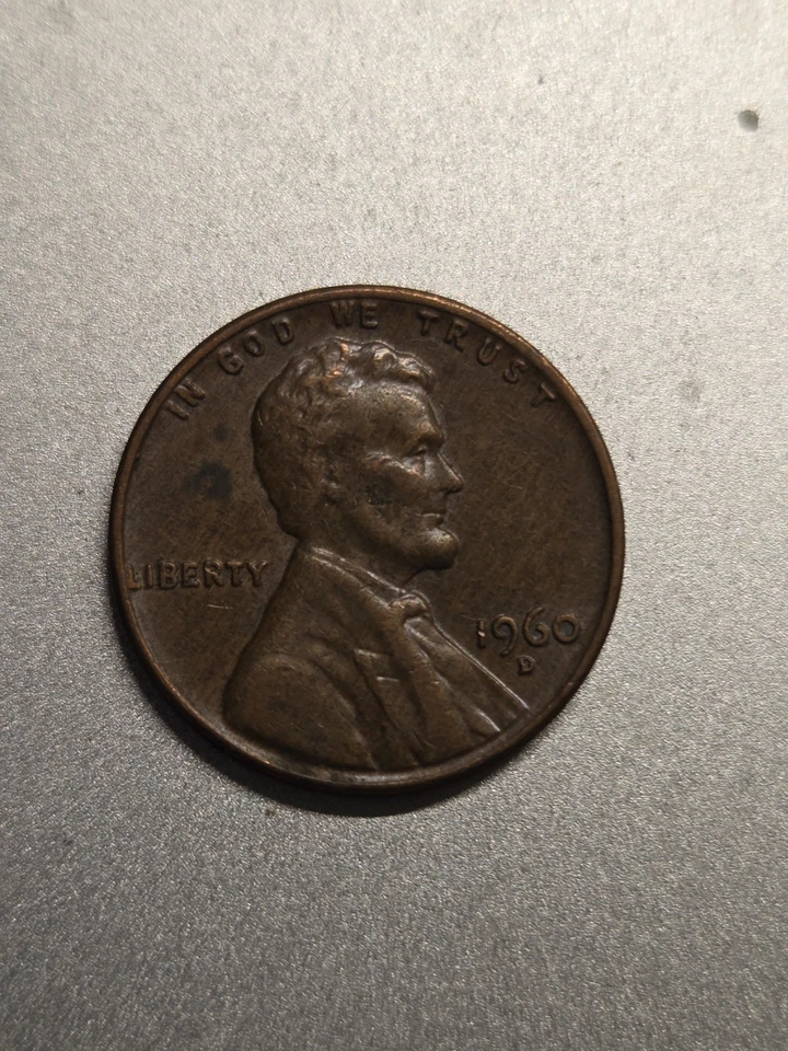 1960 1C Small Date Roll Of 50 Pennys, 15 D's, 35 plain. Circulated - Image 3 of 3