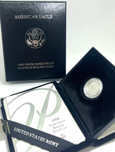 1998 American Eagle One - Tenth 1/10 Ounce Proof Platinum Bullion Coin