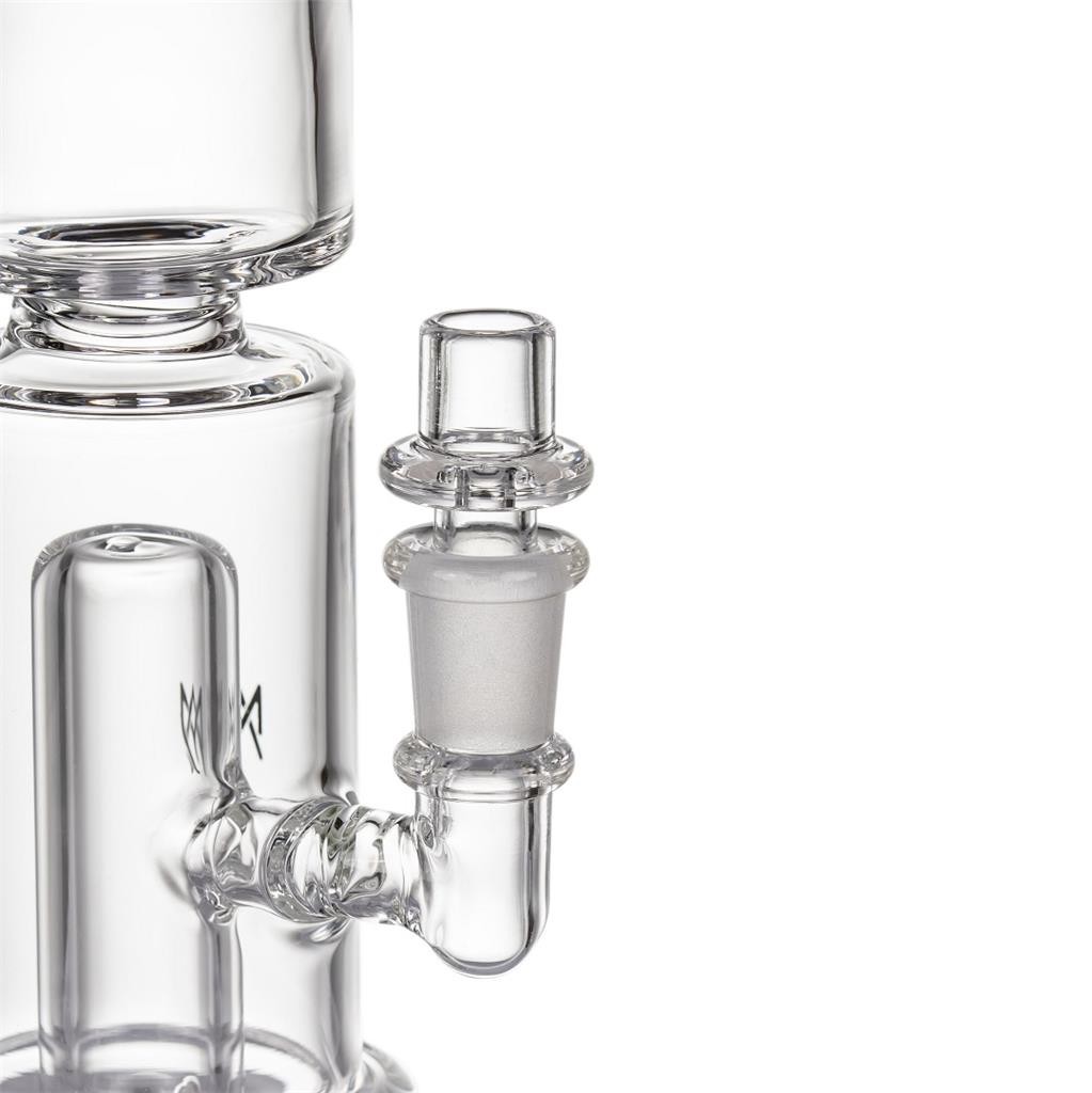 MJ Arsenal COLUMN MINI RIG Water Pipe 5" Clear 10mm Borosilicate Glass MJA