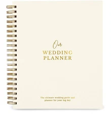 New Comprehensive Wedding Planner & Organizer by Nook Theory-Linen (Cream) 