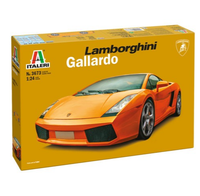 Italeri 3673 Lamborghini Gallardo Plastik Modellbausatz 1:24 Neu